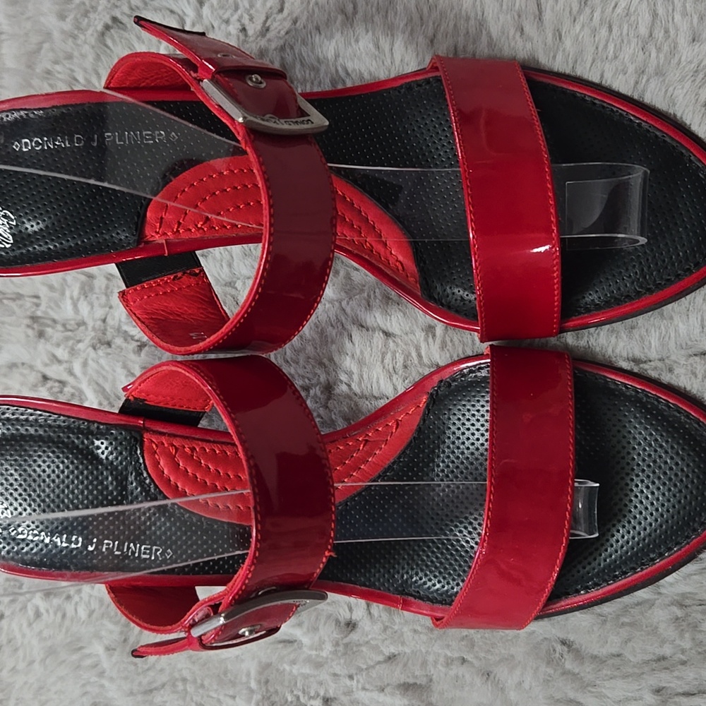 Donald J Pliner Red stilleto heels Sandals - Picture 6 of 9